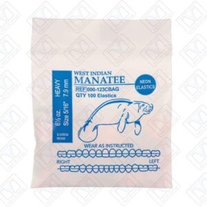 Ligas Intermaxilares MANATEE Color 5/16"  6 1/2 oz