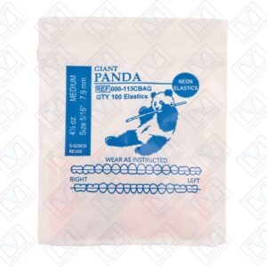 Ligas Intermaxilares PANDA 5/16" color  4 1/2 oz