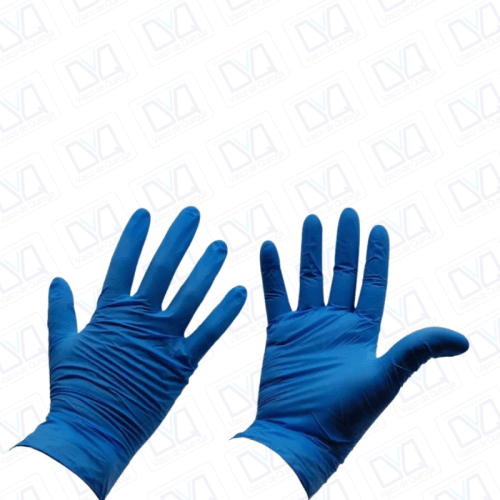 Guantes de Nitrilo EXTRA CHICO AZUL ROYAL Ambiderm - Imagen 2