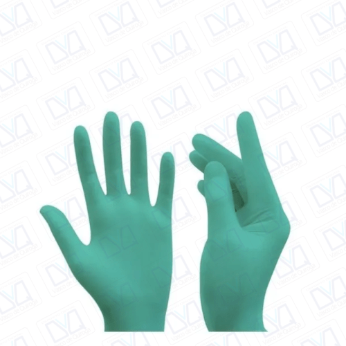 Guantes de Nitrilo MEDIANO VERDE Ambiderm - Imagen 2