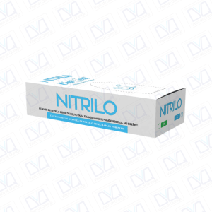 Guantes de Nitrilo AZULES CHICOS Uniseal