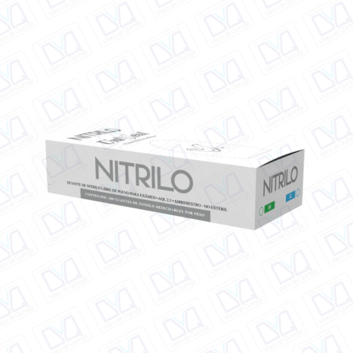 Guantes de Nitrilo BLANCOS GRANDES Uniseal