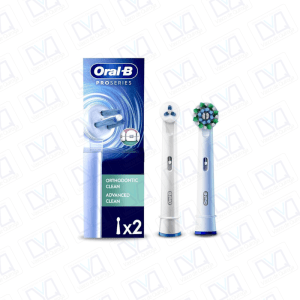 Repuesto para cepillo electrico ORTHODONTIC CLEAN c/2 piezas Oral B